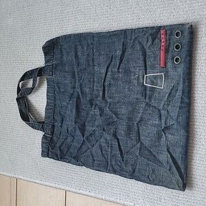 Vintage Prada denim tote